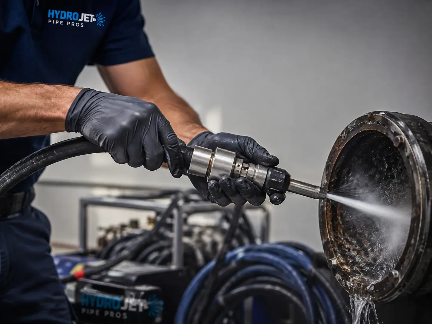 Hydro Jet Pipe Descaling in Wake, VA